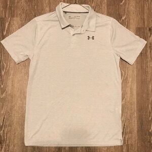 Under Armour Boys Gray Polo Shirt